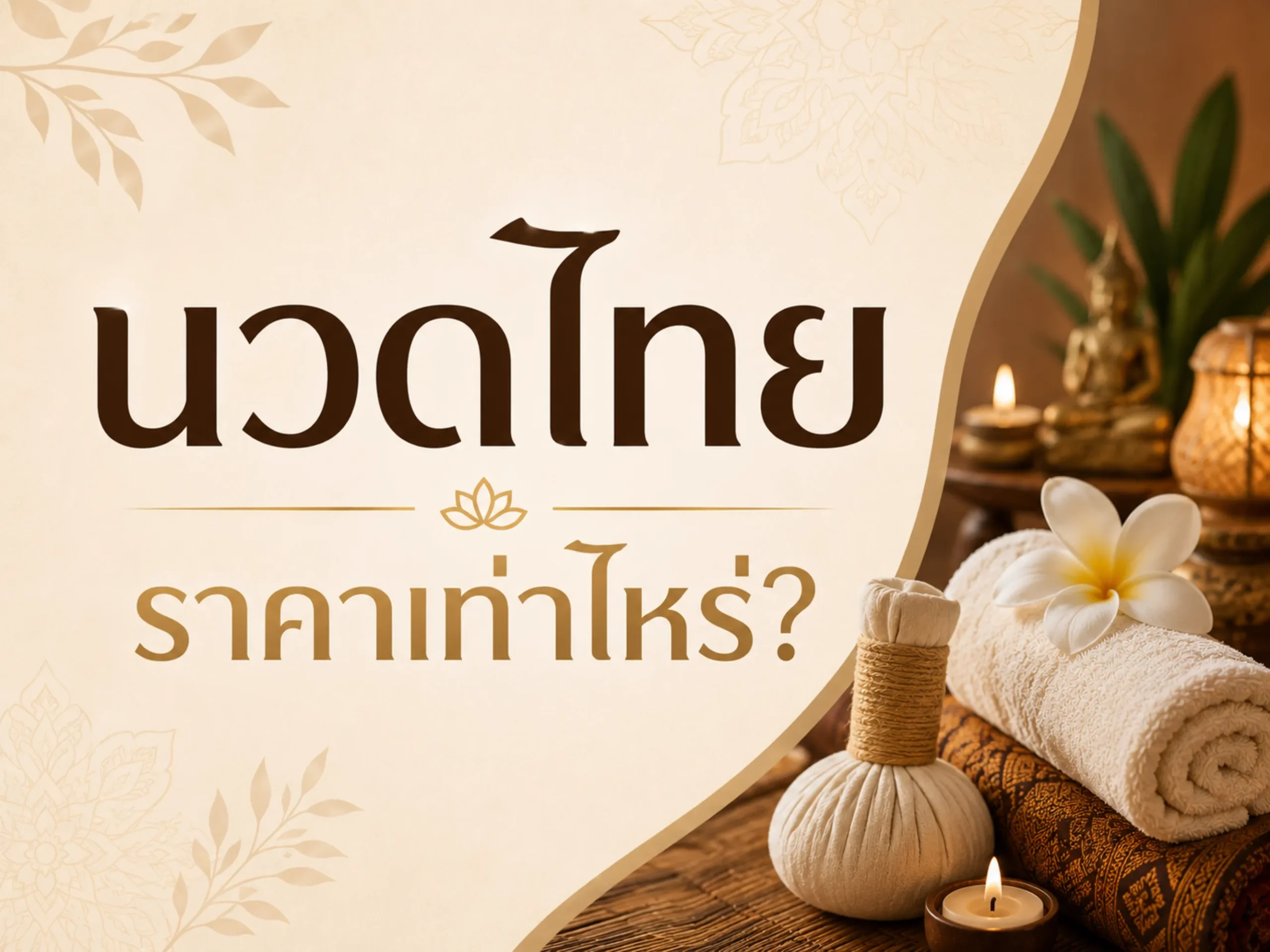 นวดไทยราคาเท่าไหร่ (Horizontal)